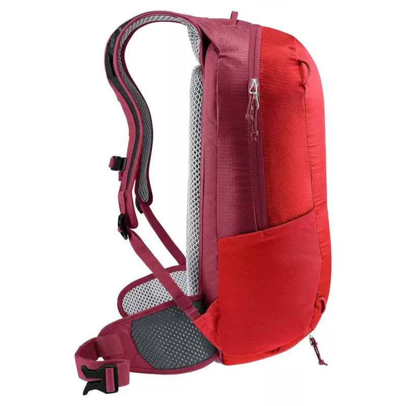 Mochila de dia DEUTER Race 16 — mochila de dia, capacidade 16 L, cherry