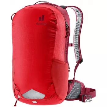 Mochila de dia DEUTER Race 16 — mochila de dia, capacidade 16 L, cherry