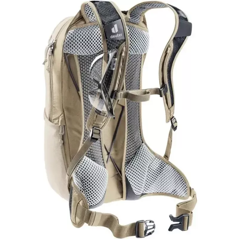 Mochila de bicicleta DEUTER Race Air 10 — mochila de bicicleta leve de 10 litros, alu/Graustone