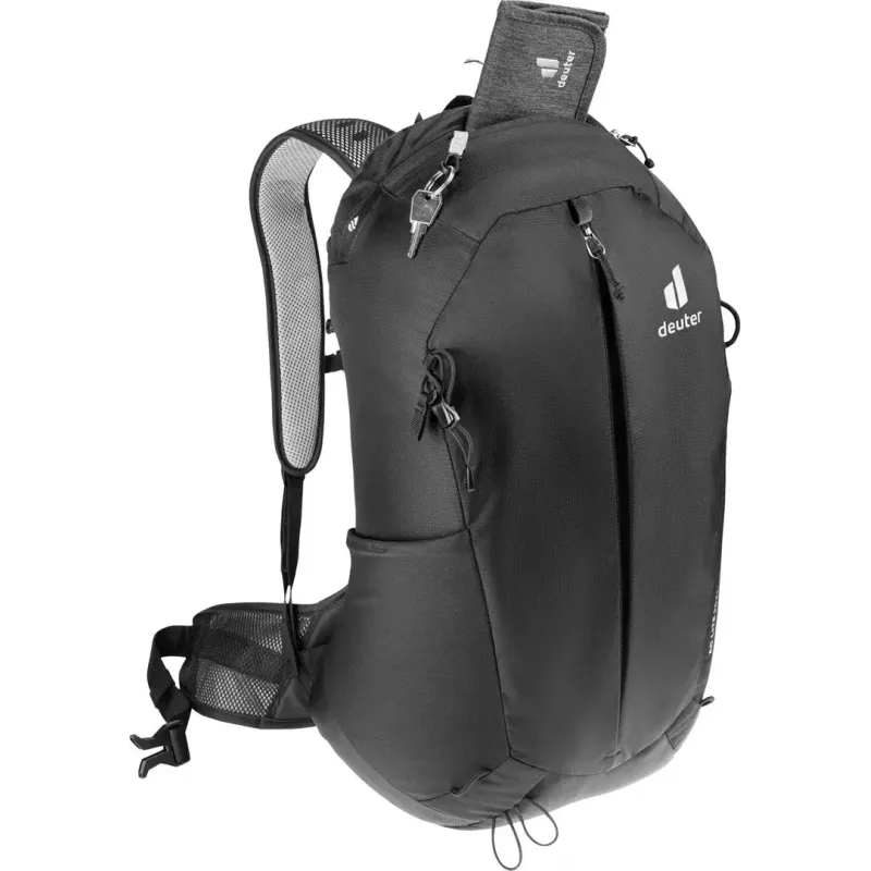 Mochila DEUTER AC Lite 25 EL preta — mochila de dia ventilada, capacidade 25 l