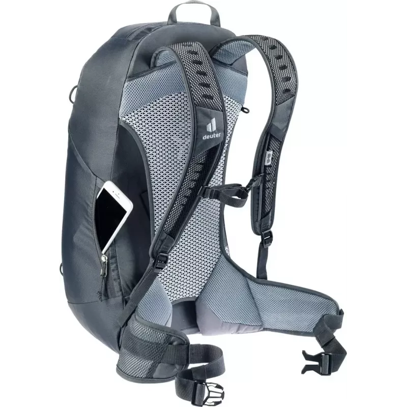 Mochila DEUTER AC Lite 25 EL preta — mochila de dia ventilada, capacidade 25 l