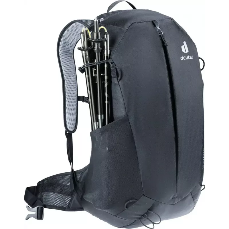 Mochila DEUTER AC Lite 25 EL preta — mochila de dia ventilada, capacidade 25 l