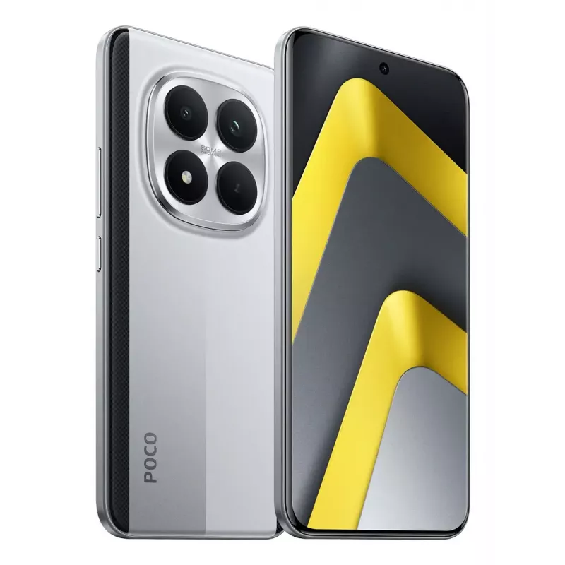 Smartphone POCO M8 Pro 5G — ecrã de 17,4 cm (6,83 polegadas), Snapdragon 7s Gen 4, 8 GB RAM, 256 GB, 6500 mAh, prateado