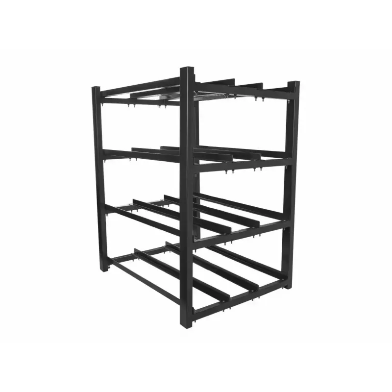 Prateleira para baterias LANBERG OR01-830650-304-BK — 830×650 mm, 3 filas, 4 níveis