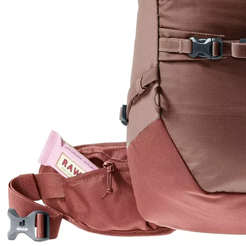 Mochila DEUTER Rise 32+ SL mulher – 32 L, corte SL, raisin/caspia