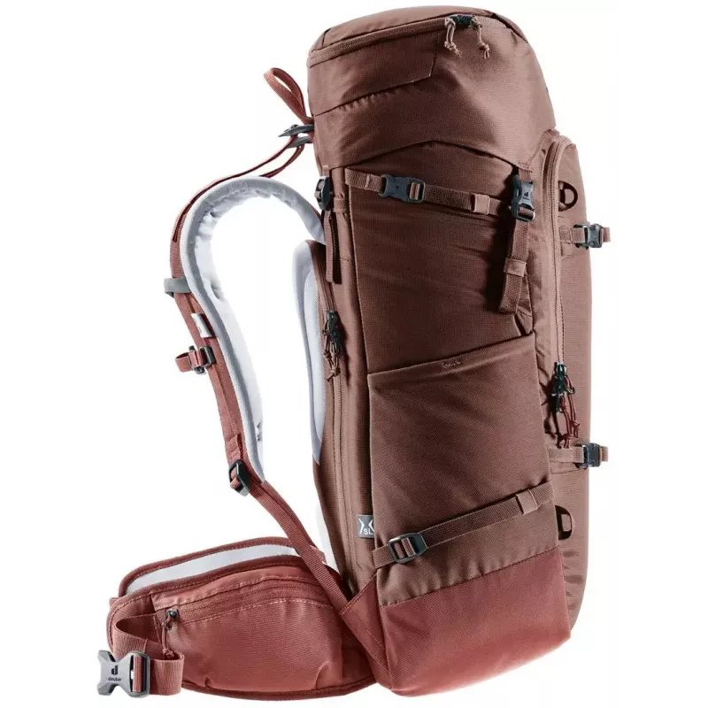 Mochila DEUTER Rise 32+ SL mulher – 32 L, corte SL, raisin/caspia