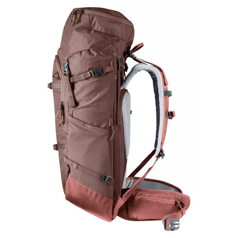 Mochila DEUTER Rise 32+ SL mulher – 32 L, corte SL, raisin/caspia