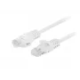 Lanberg PCU6-20CC-0200-W cabo patch Cat6 U/UTP, 2 m, branco, pack de 10