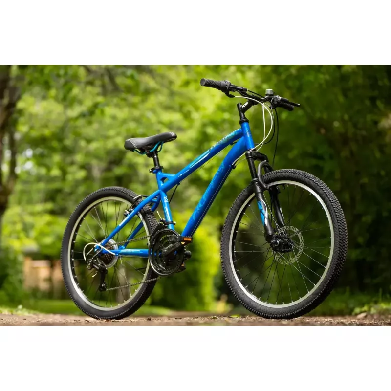 Bicicleta de montanha Huffy Extent azul para criança unissexo 64349W