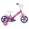 Bicicleta infantil HUFFY Disney PRINCESS 12 polegadas — rodas de 12 polegadas, transmissão de entrada, rodinhas incluídas