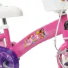 Bicicleta infantil HUFFY Disney PRINCESS 12 polegadas — rodas de 12 polegadas, transmissão de entrada, rodinhas incluídas