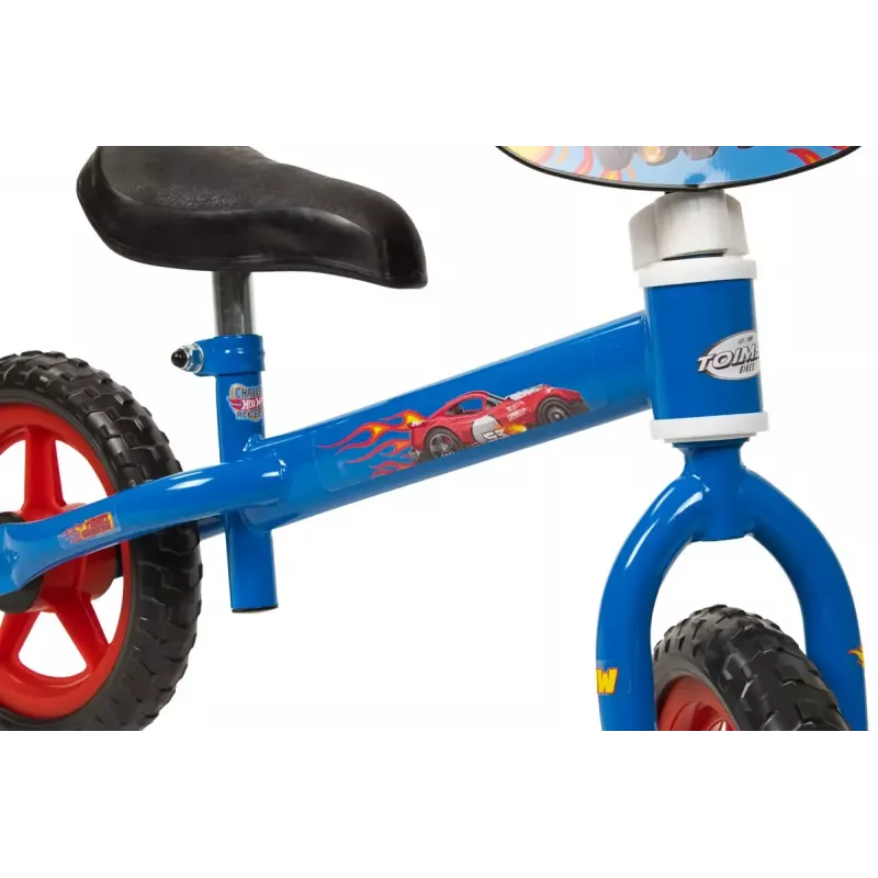 Bicicleta de equilíbrio Toimsa HOT WHEELS 168 — rodas de 10 polegadas, treino de equilíbrio para criança pequena