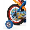 Bicicleta infantil Toimsa 14 polegadas Hot Wheels modelo 1468, rodas de 14 polegadas, quadro em aço, compatível com rodinhas