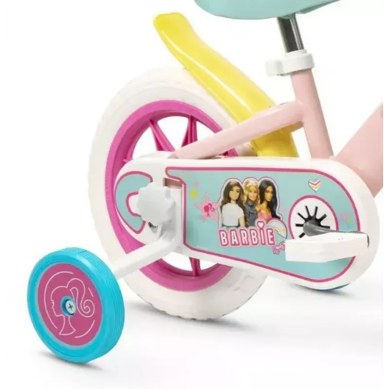 Bicicleta infantil Toimsa 12 polegadas rosa modelo 1165 — bicicleta de entrada com rodas de 12 polegadas