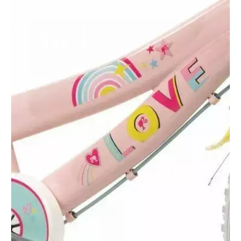 Bicicleta infantil Toimsa 1465 — roda de 16 polegadas, rosa, modelo 1665