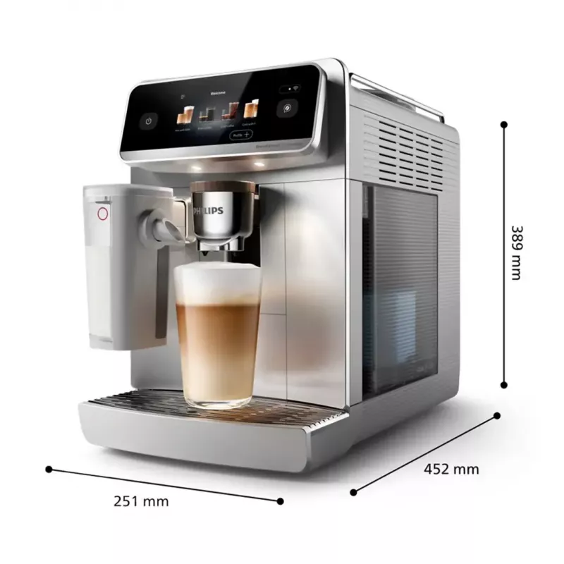Máquina de café Philips Series 8000 Café Aromis EP8757/20, prateada, 1.500 W