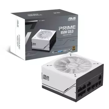 Fonte de alimentação ASUS Prime 850W Gold ( AP-850G ) 20+4-Pin-ATX ATX preto, branco