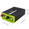 Carregador de bateria QOLTEC 51919 90A 12V para LiFePO4 AGM GEL SLA
