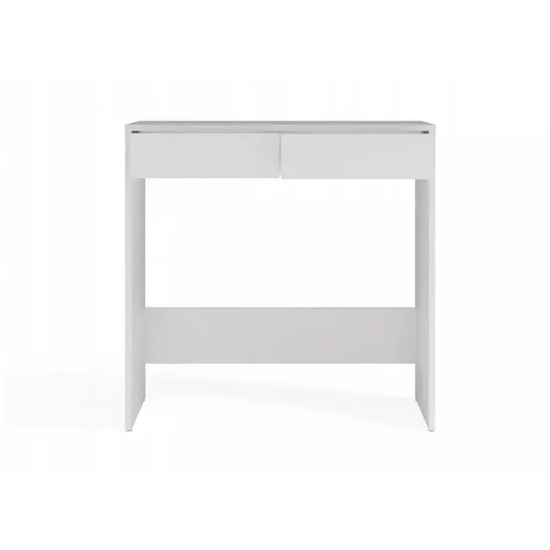 Secretária top e shop MARINA 2S, branco, aglomerado, 810×500×800 mm, 2 gavetas, tampo laminado
