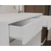 Secretária top e shop MARINA 2S, branco, aglomerado, 810×500×800 mm, 2 gavetas, tampo laminado