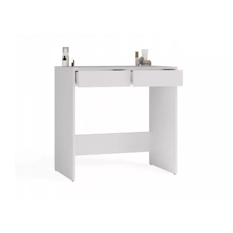 Secretária top e shop MARINA 2S, branco, aglomerado, 810×500×800 mm, 2 gavetas, tampo laminado