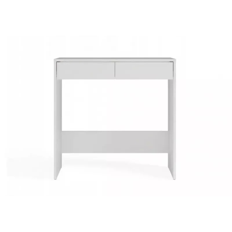 Secretária top e shop MARINA 2S, branco, aglomerado, 810×500×800 mm, 2 gavetas, tampo laminado