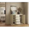 Cómoda com 2 portas e 4 gavetas TOP E SHOP M-MP-K-MAL-2D4S/120-KASZ, caxemira, 120×40×97 cm, aglomerado