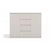 Cómoda com 2 portas e 4 gavetas TOP E SHOP M-MP-K-MAL-2D4S/120-KASZ, caxemira, 120×40×97 cm, aglomerado