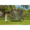 Trampolim redondo de superfície Salta 5074A — para exterior, 48 molas, 3 pernas, rede de segurança, carga máx. 100 kg