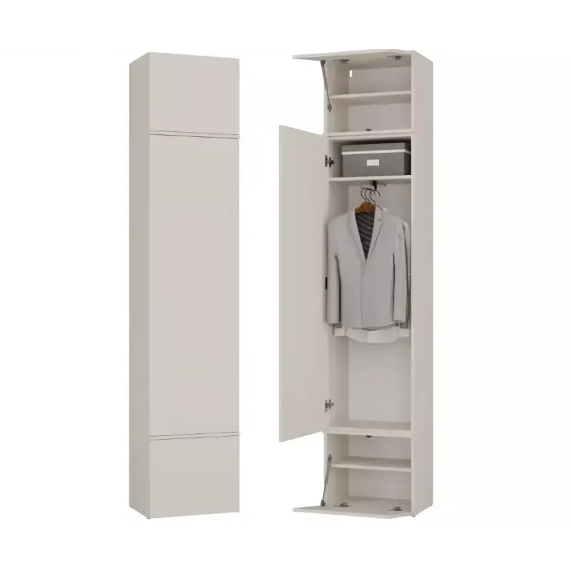 Guarda-roupa top e shop HAGA caxemira 3 portas, 2380×500×350 mm, aglomerado, autónomo