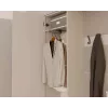Guarda-roupa top e shop HAGA caxemira 3 portas, 2380×500×350 mm, aglomerado, autónomo