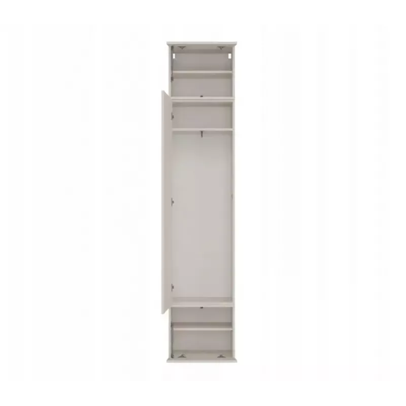 Guarda-roupa top e shop HAGA caxemira 3 portas, 2380×500×350 mm, aglomerado, autónomo