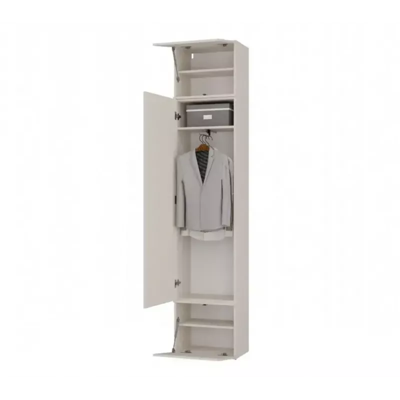 Guarda-roupa top e shop HAGA caxemira 3 portas, 2380×500×350 mm, aglomerado, autónomo
