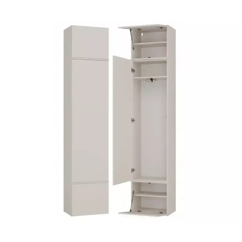 Guarda-roupa top e shop HAGA caxemira 3 portas, 2380×500×350 mm, aglomerado, autónomo