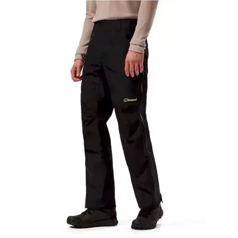 Casaco de homem Berghaus Deluge Pro 3.0, tamanho M, preto + calças sobreponíveis Berghaus Hillwalker, tamanho M, preto