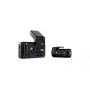 Dashcam Navitel R480 2K, câmara dupla, Quad HD 2560×1440, grande angular 160°, IPS 2 polegadas, MicroSD até 256 GB, bateria recarregável, preto