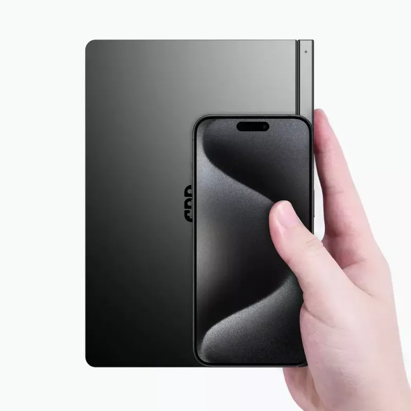 GPD Pocket 4 Portátil — AMD Ryzen 7 8840U, 8 polegadas WQXGA 2560×1600 144Hz Touch, 16GB DDR5, 1TB NVMe, Radeon 780M, Windows 11, LAN, FPR, Grafite