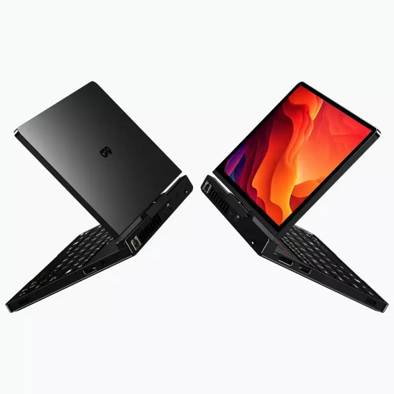GPD Pocket 4 Portátil — AMD Ryzen 7 8840U, 8 polegadas WQXGA 2560×1600 144Hz Touch, 16GB DDR5, 1TB NVMe, Radeon 780M, Windows 11, LAN, FPR, Grafite