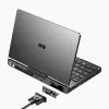 GPD Pocket 4 Portátil — AMD Ryzen 7 8840U, 8 polegadas WQXGA 2560×1600 144Hz Touch, 16GB DDR5, 1TB NVMe, Radeon 780M, Windows 11, LAN, FPR, Grafite