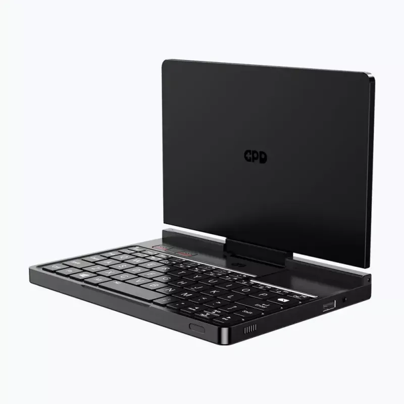GPD Pocket 4 Portátil — AMD Ryzen 7 8840U, 8 polegadas WQXGA 2560×1600 144Hz Touch, 16GB DDR5, 1TB NVMe, Radeon 780M, Windows 11, LAN, FPR, Grafite