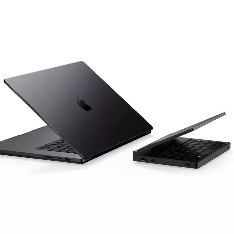 GPD Pocket 4 Portátil — AMD Ryzen 7 8840U, 8 polegadas WQXGA 2560×1600 144Hz Touch, 16GB DDR5, 1TB NVMe, Radeon 780M, Windows 11, LAN, FPR, Grafite