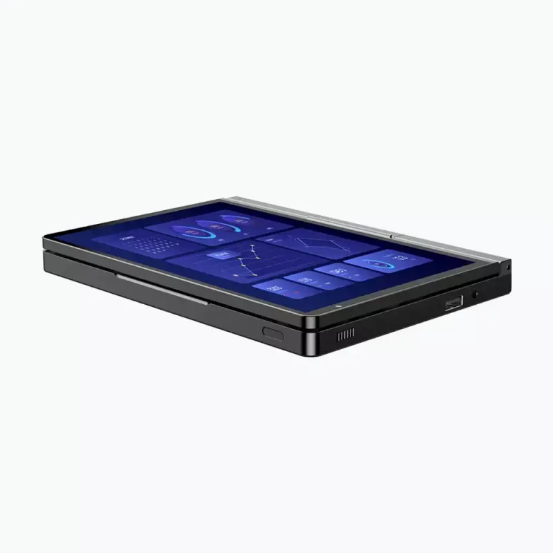 GPD Pocket 4 Portátil — AMD Ryzen 7 8840U, 8 polegadas WQXGA 2560×1600 144Hz Touch, 16GB DDR5, 1TB NVMe, Radeon 780M, Windows 11, LAN, FPR, Grafite