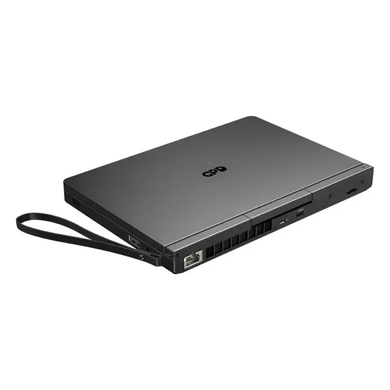GPD Pocket 4 Portátil — AMD Ryzen 7 8840U, 8 polegadas WQXGA 2560×1600 144Hz Touch, 16GB DDR5, 1TB NVMe, Radeon 780M, Windows 11, LAN, FPR, Grafite