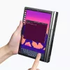 GPD Pocket 4 Portátil — AMD Ryzen 7 8840U, 8 polegadas WQXGA 2560×1600 144Hz Touch, 16GB DDR5, 1TB NVMe, Radeon 780M, Windows 11, LAN, FPR, Grafite