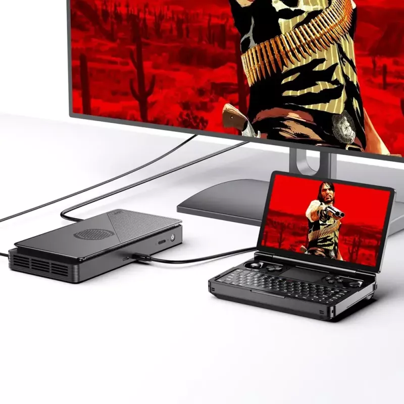 Portátil GPD WinMini HX370 — 7 polegadas FHD 120Hz Touch, AMD Ryzen AI 9 HX370, 32GB DDR5, 2TB NVMe, Radeon 890M, Win 11, Preto