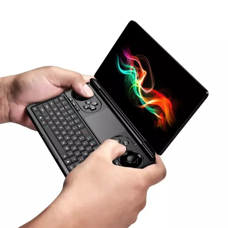 Portátil GPD WinMini HX370 — 7 polegadas FHD 120Hz Touch, AMD Ryzen AI 9 HX370, 32GB DDR5, 2TB NVMe, Radeon 890M, Win 11, Preto