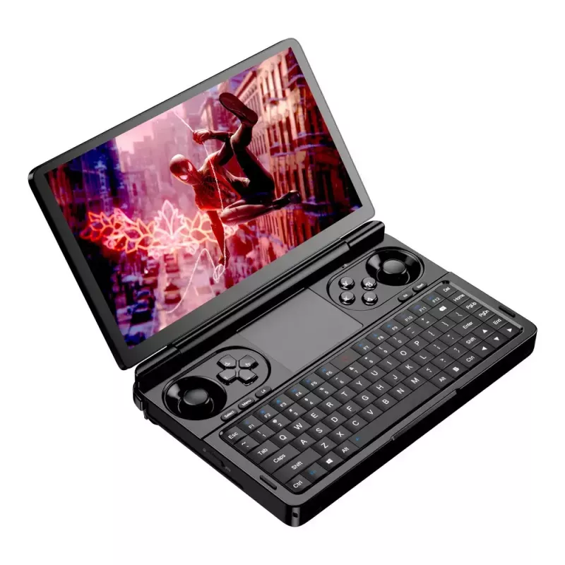 Portátil GPD WinMini HX370 — 7 polegadas FHD 120Hz Touch, AMD Ryzen AI 9 HX370, 32GB DDR5, 2TB NVMe, Radeon 890M, Win 11, Preto