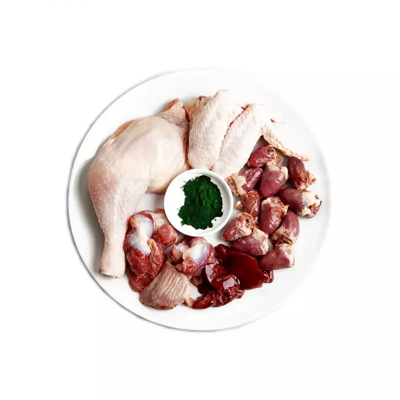 Comida húmida para gatos 3coty frango com spirulina 80 g — alimento completo em lata para gatos adultos
