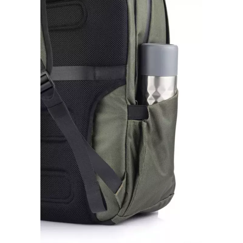 Mochila de viagem XD-Design Bobby Explore verde em polietileno tereftalato PET