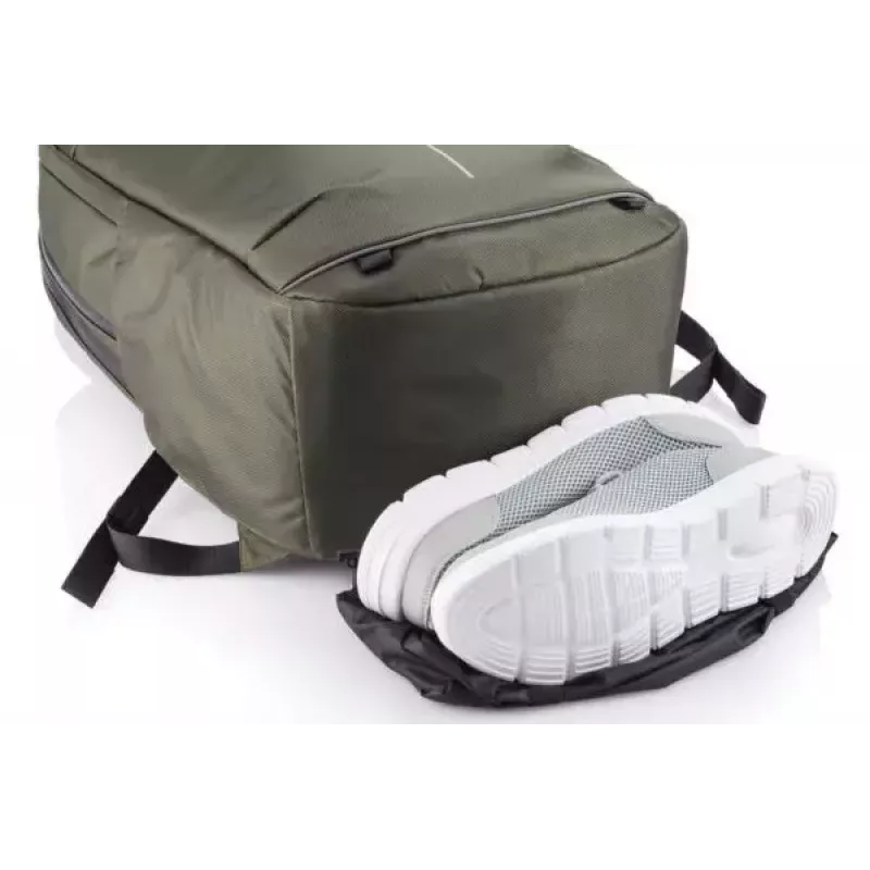 Mochila de viagem XD-Design Bobby Explore verde em polietileno tereftalato PET
